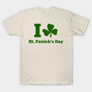 I LOVE ST. PATRICK DAY (green) T-Shirt